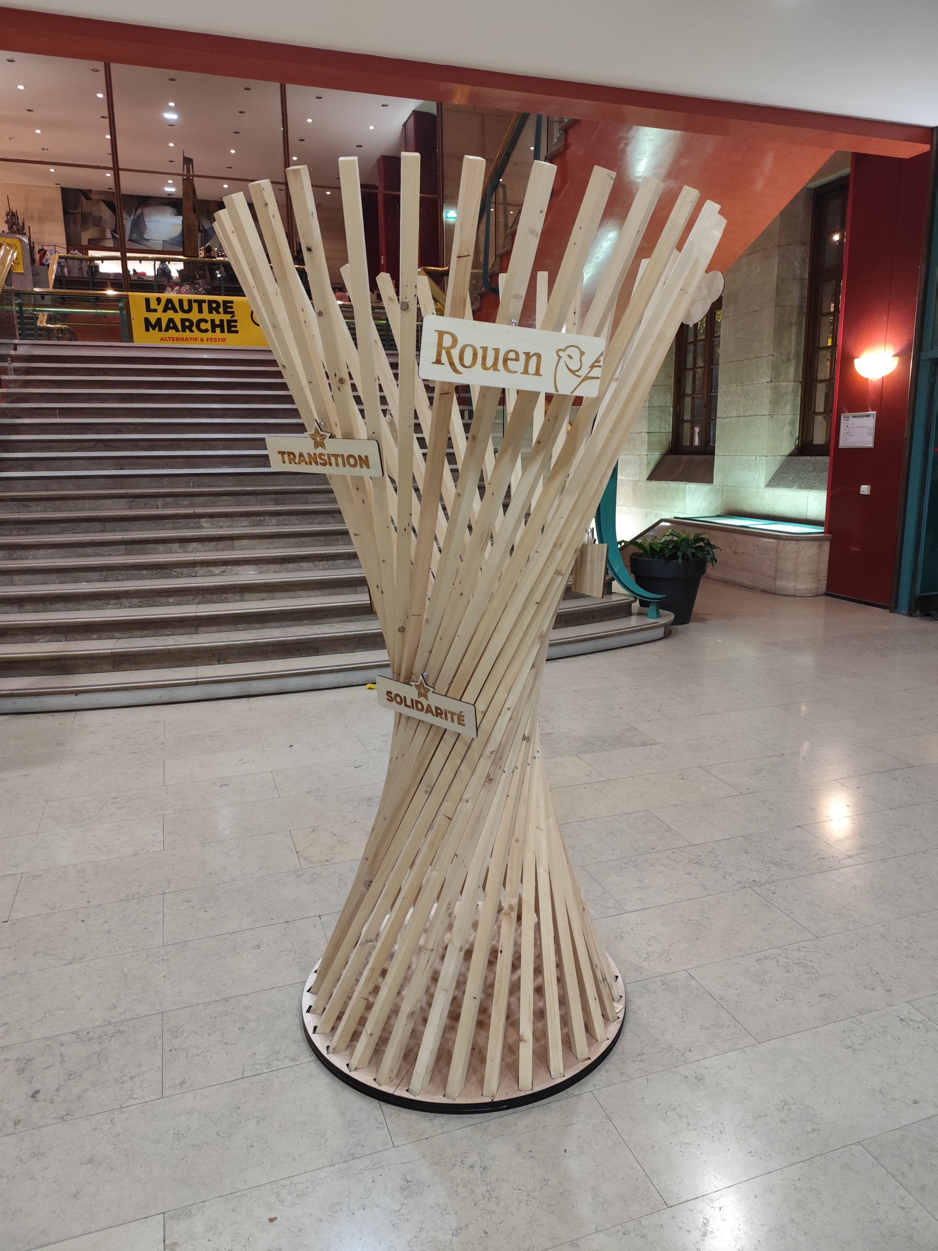 Totem pour la ville de Rouen